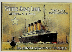 TITANIC Vintage Booklet 1912 Antique White Star Line Pictures Photos Olympic UK - Bild 1 von 15