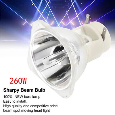 💡260W 10R Lamp Sharpy Beam Moving Head Replacement Bulb Stage Show Lighting - Image 1 of 4