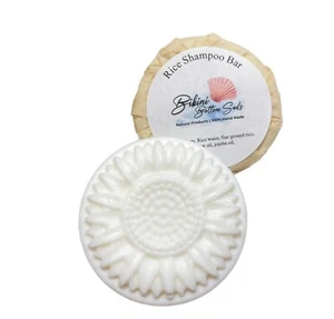 Rice Water Shampoo Bar 4 oz bar, Naturally Handmade, Hair growth, Haircare, - Picture 1 of 3