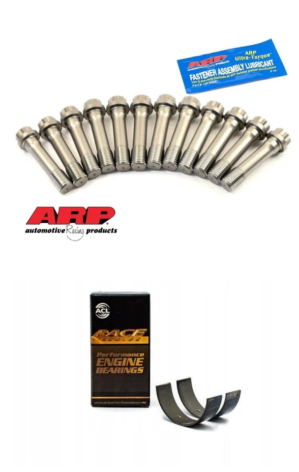 BMW N55 / S55 BMW M2 M3 M4 M135i M235i Acl Race Conrod bearings & ARP rod bolts - Image 1 of 1