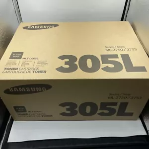 Neu versiegelte Verpackung Original OEM Samsung MLT-D305L schwarz Laser Toner D305L ML-3750 - Bild 1 von 7