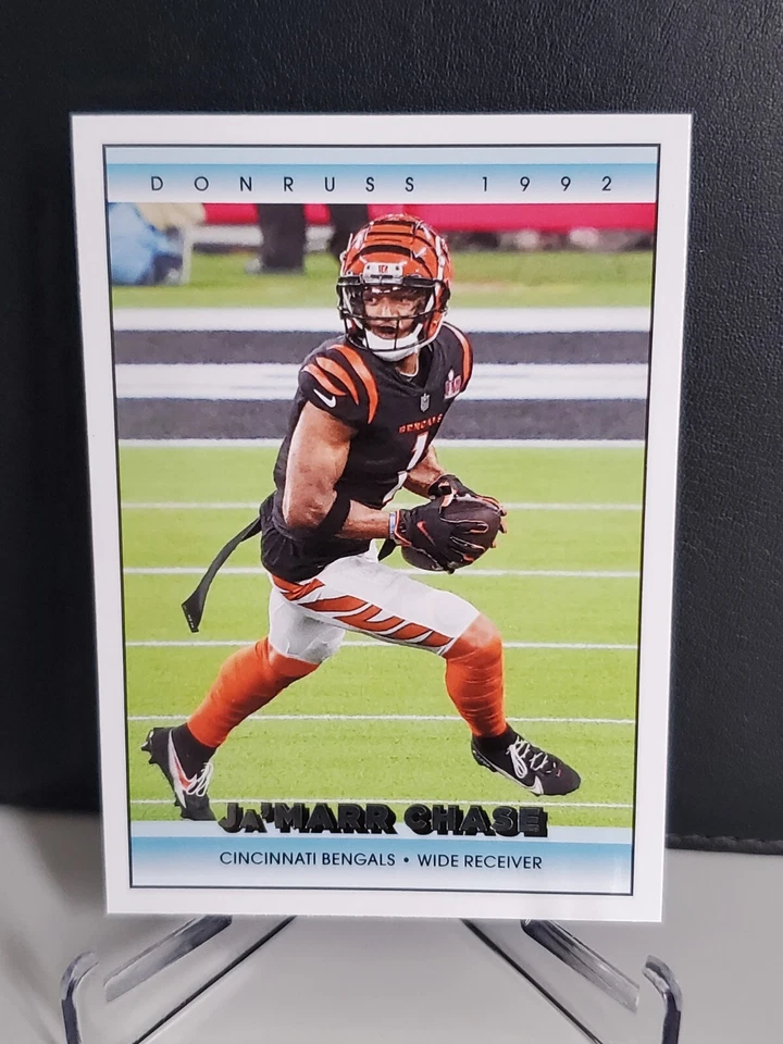 2022 Panini Donruss 1992 Retro Ja'Marr Chase #24 - Image 1 of 2