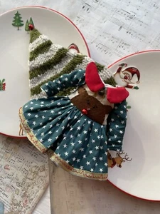 Christmas dress for Blythe doll Holiday clothes for Neo Blythe ,Outfit hat Doll - Bild 1 von 3