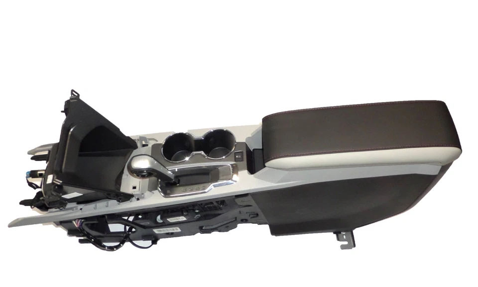 Chevrolet Equinox 2010-2015 nuevo OEM consola de piso gris marrón puntadas rojas cacao Foto 1 de 4