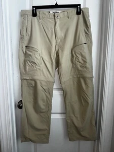 Men's Mountain Khakis Jackson Hole Wyoming Relaxed Fit Pants 40 X 30 Zip Off Leg - Picture 1 of 10