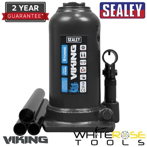 Sealey Bottle Jack Viking Telescopic 5 Tonne Lift Lifting Garage - Picture 1 of 9