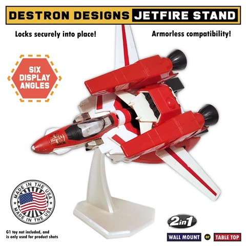 2-in-1 Display Stand for G1 Jetfire Cover