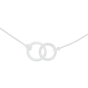 Thomas Sabo Together Forever Necklace 925 Sterling Silver KE1489-051-14-L60V - Picture 1 of 2