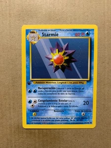 1st Edition SPANISH Starmie 64/102 Base Set - Common Pokemon Card - NM/Mint - Picture 1 of 2