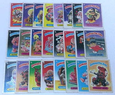 1985 Garbage Pail Kids Series 1 LOT of 24 Cards 1st Series Matte Backs GPK - Image 1 of 4