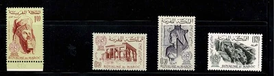 2 MOROCCO SETS MNH (UNESCO CAMPAIGN FOR THE PRESERVATION OF NUBIAN MONUMENT). - Image 1 of 4