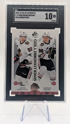 2023-24 SP AUTHENTIC COLLABORATIONS CONNOR BEDARD KORCHINSKI #C-3 SGC 10 GEM - Image 1 of 3