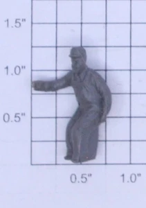 Lionel 3562-62 O Gauge Gray Barrel Car Figure with T-Slot (1) - Picture 1 of 1