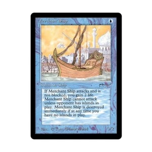 WOTC MtG Arabian Nights Merchant Ship (U3) VG - Picture 1 of 1