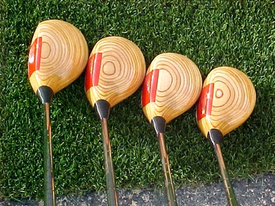 Juego de 2 palos de madera ACABADO Ping Eye de gran tamaño Driver 3 4 5 nuevos empuñaduras Super Stroke Foto 1 de 4