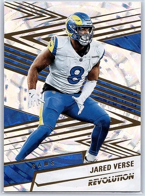 2025 Panini Revolution Jared Verse Fractal /99 #125 Rams - Image 1 of 4