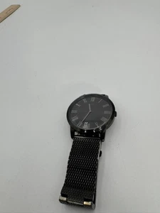 Guess Mend’s Black Mesh Stainless Steel Watch Roman Numeral Dial Quartz - Bild 1 von 5