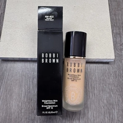 Bobbi Brown Weightless Skin Foundation SPF15 NW-032 Neutral Warm Sand 30ml NIB - Image 1 of 3