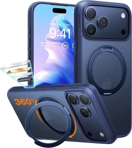 TORRAS Upgraded 360 Rotatable Magnetic Stand for iPhone 17 Pro Max Case, Fit for - Picture 1 of 3