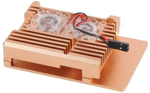 CYNTECH - Sarung Penyejuk Aktif untuk Raspberry Pi 4, Warna Emas - Picture 1 of 3