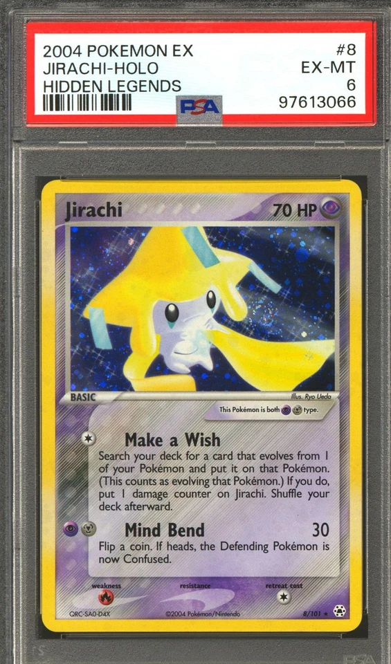 Pokemon EX Hidden Legends Jirachi 8/101 PSA 6 - Image 1 of 1