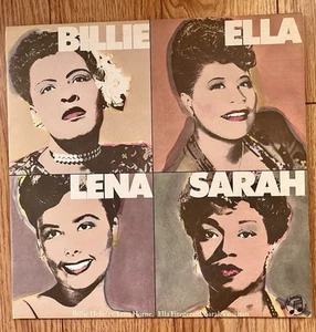 Billie, Ella, Lena, Sarah 1980 Columbia Jazz Odyssey Series Mono LP-PC-36811 - Picture 1 of 6