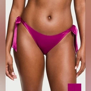 Victoria's Secret Very Sexy Flirty Embroidery Side-Tie Cheeky Panty Size XS Pink - Picture 1 of 8