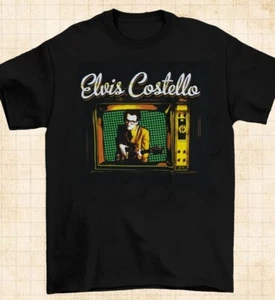Reprinted Elvis Costello 90s t-shirt, gift for fan, unisex cotton shirt TE7871 - Picture 1 of 2