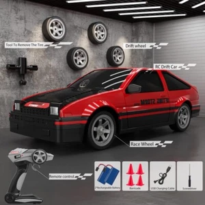 Remote Control Car RC Drift Car 1:16 Scale 4WD RC Car with LED Lights 2.4GHz ... - Picture 1 of 6