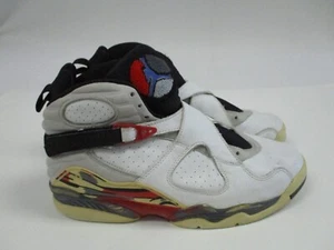 Nike Air Jordan 8 Retro OG Alternate 2017 White Black Red Mens 10 305381-104 - Picture 1 of 9