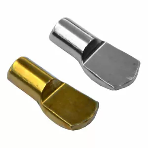 * 7mm E/B & N/P Shelf Support Studs Spades for 7mmØ Hole for Bookcases Cabinet * - Picture 1 of 8