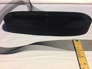 Trenza de crinolina negra de 10 yardas y 2 pulgadas adornos de boda graduación. - Imagen 1 de 8