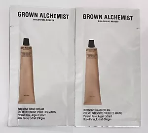 Menge 2 Grown Alchemist Biological Beauty Intensive Handcreme Rose 0,10oz 3ml - Bild 1 von 2