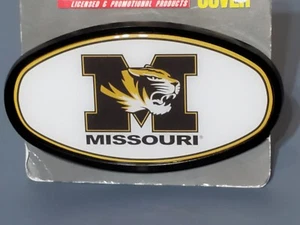Laser Novelties MU Mizzou Missouri Tigers Plastic 2" Hitch Receiver Cover NCAA - Picture 1 of 11