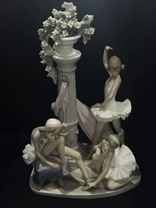 Lladro 5235 Ballet Trio 3 Ballerina Group Porcelain Figurine - Picture 1 of 18
