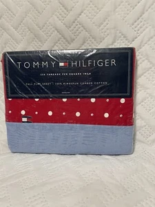 Vintage Tommy Hilfiger Full Size Flat Sheet 100% Cotton Crazy Daisy New - Picture 1 of 12