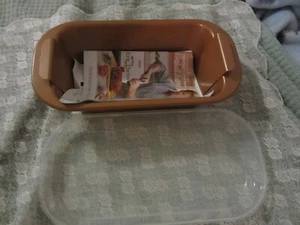 Copper Chef Perfect Loaf Pan w Lid & Insert, Recipe Book & Manual - Picture 1 of 4