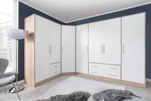 Schrankkombination Schranksystem Smart Sonoma Eiche weiß Ausführung wählbar - Bild 1 von 24