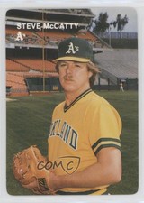 1984 Mother's Cookies Oakland Athletics Stadium Giveaway Steve McCatty #8