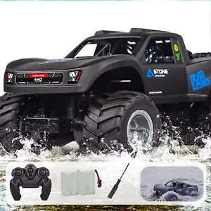 Monster Truck Toys, 2.4G Amphibious Remote Control Car for Boys, 1:16 Scale A... - Picture 1 of 6