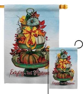 Herbstturm Garten Flagge Herbst Ernte Deko Geschenk Hof Haus Banner - Bild 1 von 19