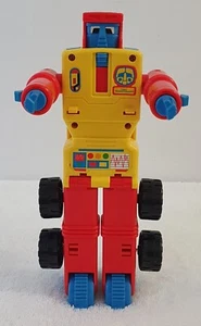 🔶️PLAYSKOOL BLUE FACE RARE MY FIRST TRANSFORMER DUMP TRUCK 1986 TAKARA ROBOT #1 - Picture 1 of 23