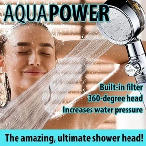 Aqua Shower - Cabezal de ducha eléctrico que ahorra consumo de agua con fácil montaje en pared - Imagen 1 de 10