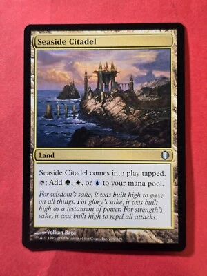 2008 Magic The Gathering Shards of Alara #229 Seaside Citadel, UC, Land, NF, cd1 - Image 1 of 3