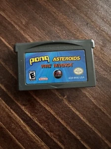 Pong Asteroids Yars' Revenge Nintendo Game Boy Advance Game GBA - TESTED & WORKS - Picture 1 of 3