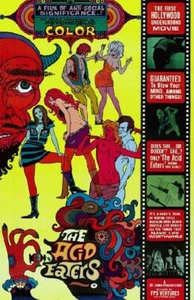 ACID EATERS POSTER drugs MARIJUANA 60s FILM Counterculture PEACE lsd SHROOMS XX - Picture 1 of 12