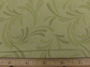 Jezebel by Anna Fishkin/Red Rooster/Tone-on-Tone Green/1.75yd/100% Cotton Fabric - Picture 1 of 2