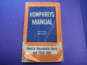 Vintage Humphreys Manual 1967 Revised Ed Household Hints & First Aid - Picture 1 of 3