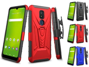 for Cricket Icon 3/Splendor/ATT Motivate 2 Case Transform Holster Cover+PryTool - Picture 1 of 5