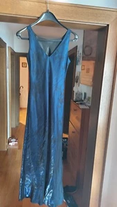 Langes blaues Abendkleid mit Jacke von C&A - Bild 1 von 2